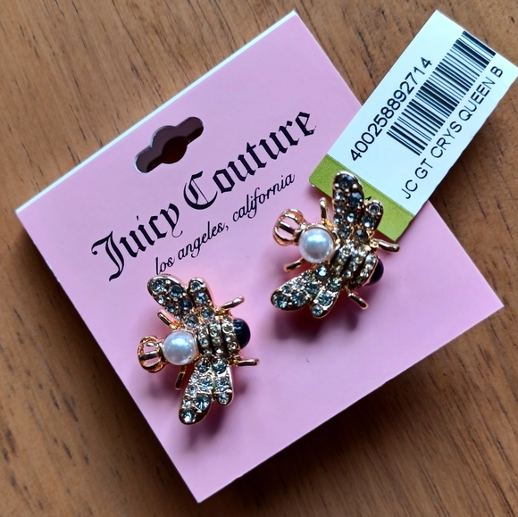 👑🐝Juicy Couture Queen Bee Earrings!🥰 - Picture 7 of 7
